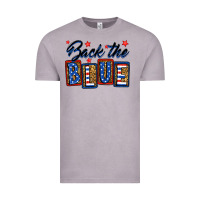 Vintage Zinc Back the blue Vintage Tee - Neo Western