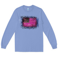 Colony Blue Old Leopard American Flag Long Sleeve Tee - Bettercallsaul