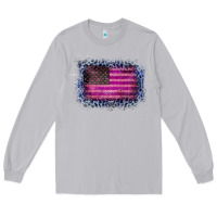 Moon Dust Old Leopard American Flag Long Sleeve Tee - Bettercallsaul