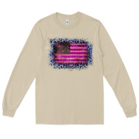 Mushroom Old Leopard American Flag Long Sleeve Tee - Bettercallsaul