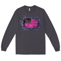 Smoke Old Leopard American Flag Long Sleeve Tee - Bettercallsaul