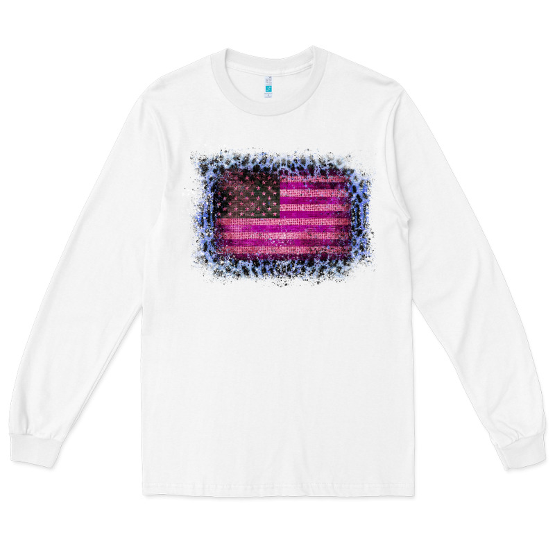Old Leopard American Flag Long Sleeve Tee by Bettercallsaul | Teevron