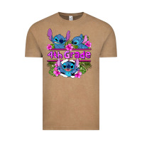 Vintage Coffee preview flower stitch  4th grade Vintage Tee - AdoDesignShop