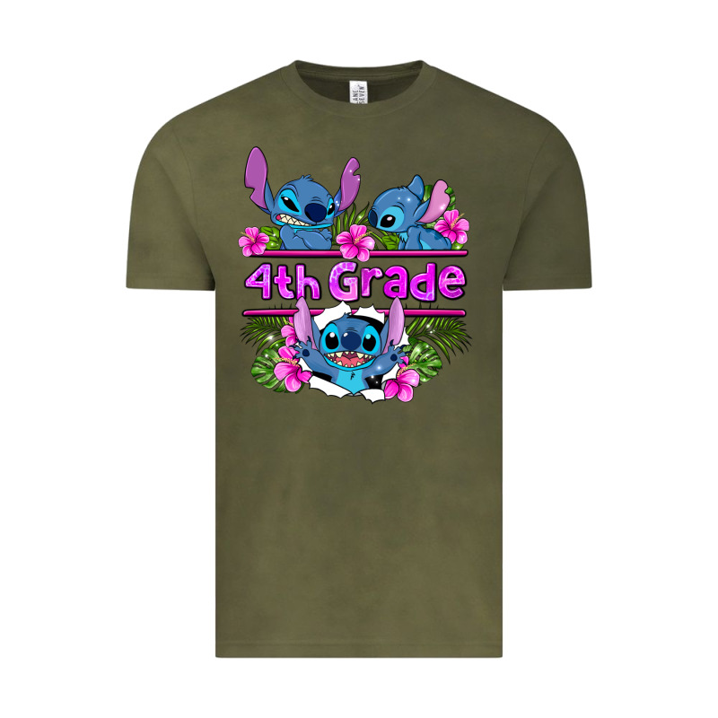 Preview Flower Stitch  4th Grade Vintage Tee by AdoDesignShop | Teevron