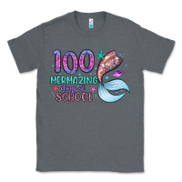 Charcoal Heather 100 mermazing days of school Classic Tee - Artiststas