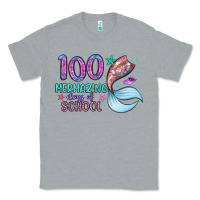 Heather Grey 100 mermazing days of school Classic Tee - Artiststas