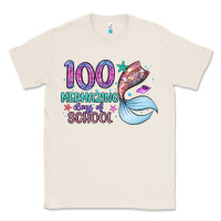 Natural 100 mermazing days of school Classic Tee - Artiststas