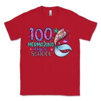 Red 100 mermazing days of school Classic Tee - Artiststas