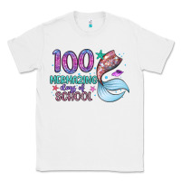 White 100 mermazing days of school Classic Tee - Artiststas