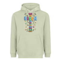Matcha he is risen cross Heavyweight Hoodie - MaliasSmallBusiness
