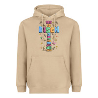 Mushroom he is risen cross Heavyweight Hoodie - MaliasSmallBusiness