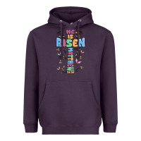 Plum he is risen cross Heavyweight Hoodie - MaliasSmallBusiness