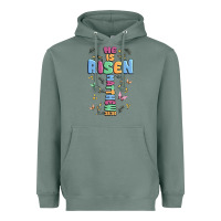 Sage he is risen cross Heavyweight Hoodie - MaliasSmallBusiness
