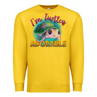 Lemon i'm turtley adorable Premium Sweatshirt - NancyCooperArtShop