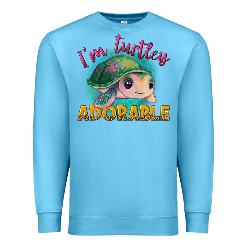 I'm Turtley Adorable Premium Sweatshirt by NancyCooperArtShop | Teevron