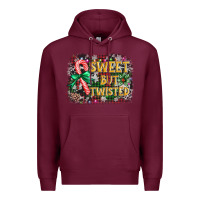 Burgundy sweet but twisted Premium Hoodie - AdoDesignShop