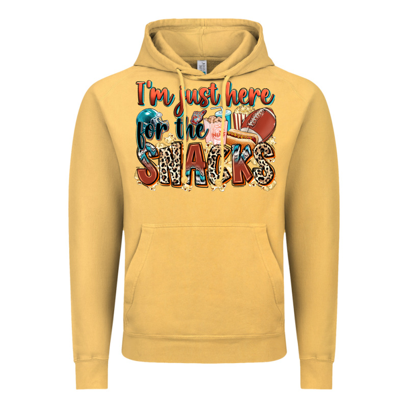 I'm Just Here For The Snacks American Football Vintage Hoodie by Zillion Design Studio | Teevron