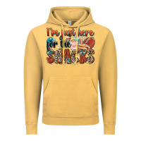 Vintage Mustard i'm just here for the snacks american football Vintage Hoodie - Zillion Design Studio