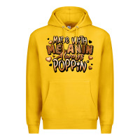 Lemon made with melanin always poppin' Premium Hoodie - LillyAllenDesigns
