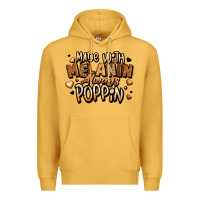 Mustard made with melanin always poppin' Premium Hoodie - LillyAllenDesigns