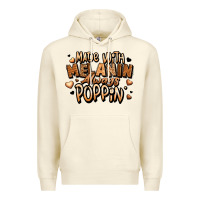 Sandshell made with melanin always poppin' Premium Hoodie - LillyAllenDesigns