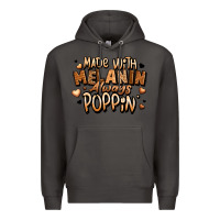 Smoke made with melanin always poppin' Premium Hoodie - LillyAllenDesigns