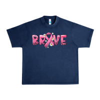 Navy brave with ribbon Urban Heavy Tee - HRA Design Shop