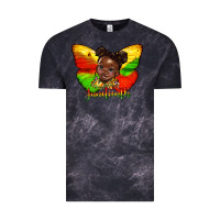 Cloud Black juneteenth butterfly black girl Vintage Tee - HRA Design Shop