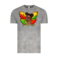 Cloud Rock juneteenth butterfly black girl Vintage Tee - HRA Design Shop