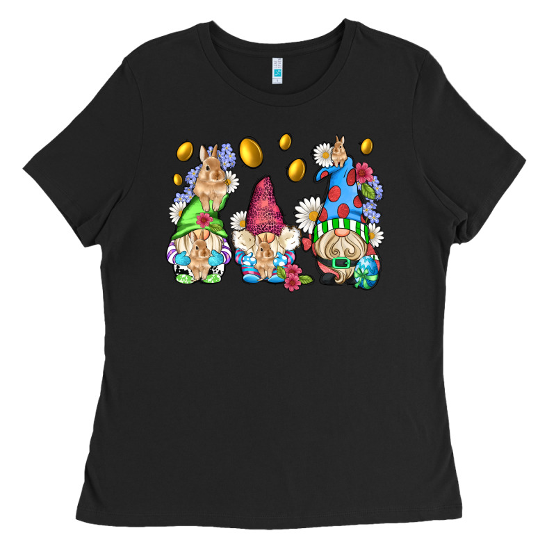 Easter Gnome With Eggs Ladies Tee by AdoDesignShop | Teevron