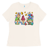 Bone easter gnome with eggs Ladies Tee - AdoDesignShop