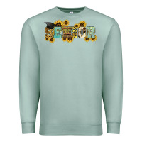 Seafoam senior 2025 sunflowers Premium Sweatshirt - NancyCooperArtShop