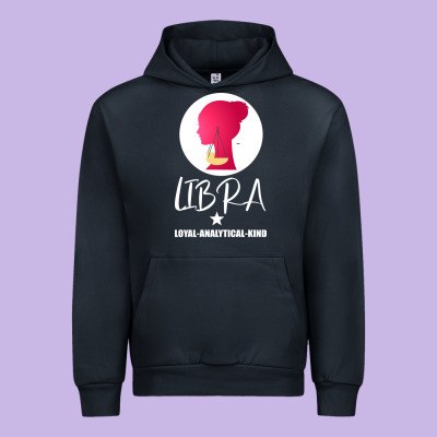 Libra Zodiac Sign Horoscope Birth Gift Girl Urban Hoodie Designed By Bettercallsaul