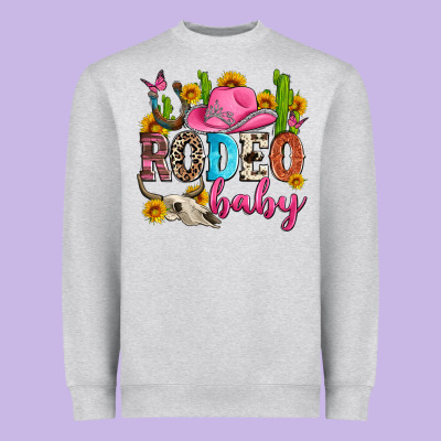 Rodeo Baby Heavyweight Sweatshirt Designed By Zillion Design Studio
