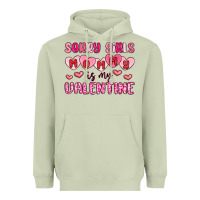 Matcha sorry girls mommy is my valentine Heavyweight Hoodie - MaliasSmallBusiness