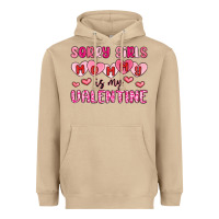 Mushroom sorry girls mommy is my valentine Heavyweight Hoodie - MaliasSmallBusiness