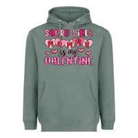 Sage sorry girls mommy is my valentine Heavyweight Hoodie - MaliasSmallBusiness