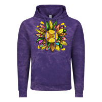 Cloud Purple lemon sunflower Vintage Hoodie - texasbilliewilder