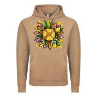 Vintage Coffee lemon sunflower Vintage Hoodie - texasbilliewilder