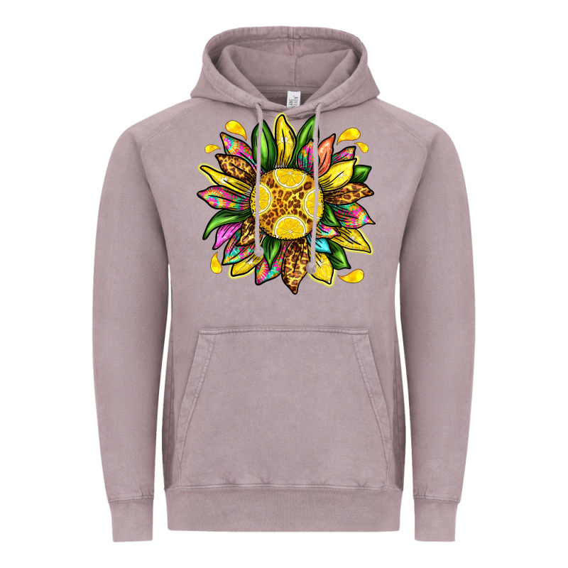 Lemon Sunflower Vintage Hoodie by texasbilliewilder | Teevron