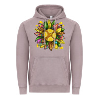 Vintage Zinc lemon sunflower Vintage Hoodie - texasbilliewilder