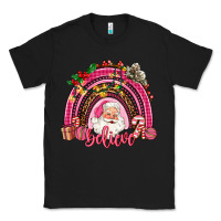 Black pink christmas believe  rainbow Classic Tee - AdoDesignShop