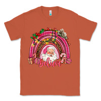 Copper pink christmas believe  rainbow Classic Tee - AdoDesignShop