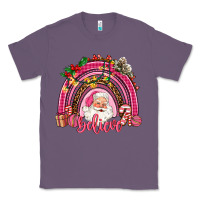 Lavender pink christmas believe  rainbow Classic Tee - AdoDesignShop