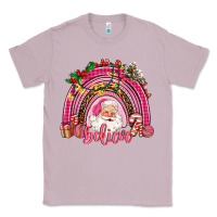 Lilac pink christmas believe  rainbow Classic Tee - AdoDesignShop