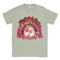 Matcha pink christmas believe  rainbow Classic Tee - AdoDesignShop