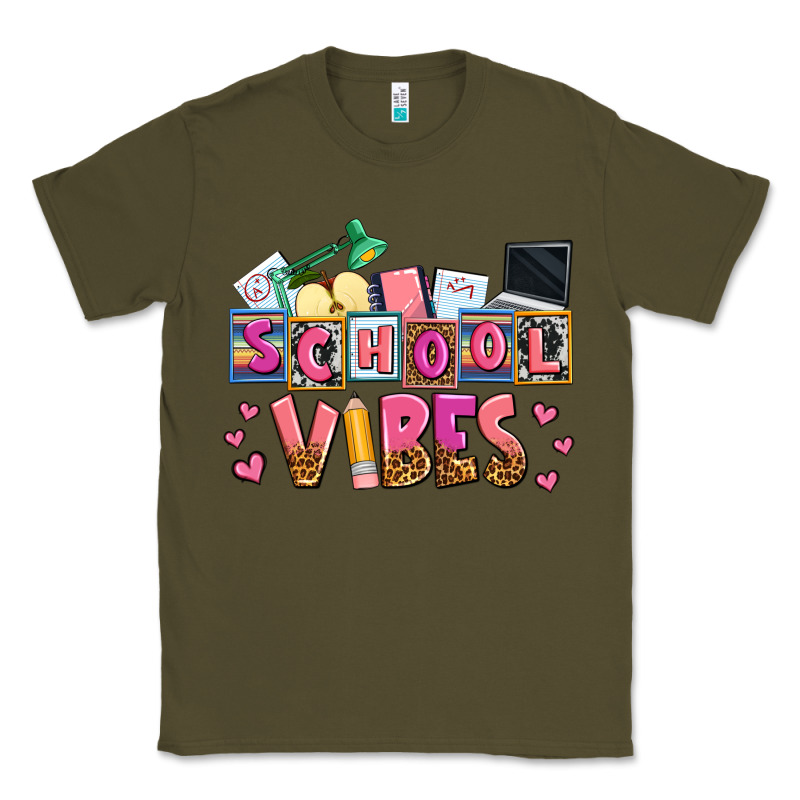 School Vibes Classic Tee by AdoDesignShop | Teevron