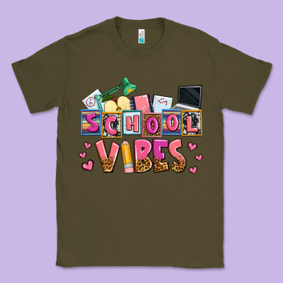 School Vibes Classic Tee Designed By Adodesignshop