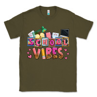 Army Green school vibes Classic Tee - AdoDesignShop