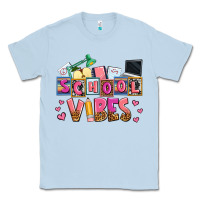 Dusty Blue school vibes Classic Tee - AdoDesignShop